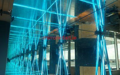 A mirrored relaxation cube , for Instagram Dublin.