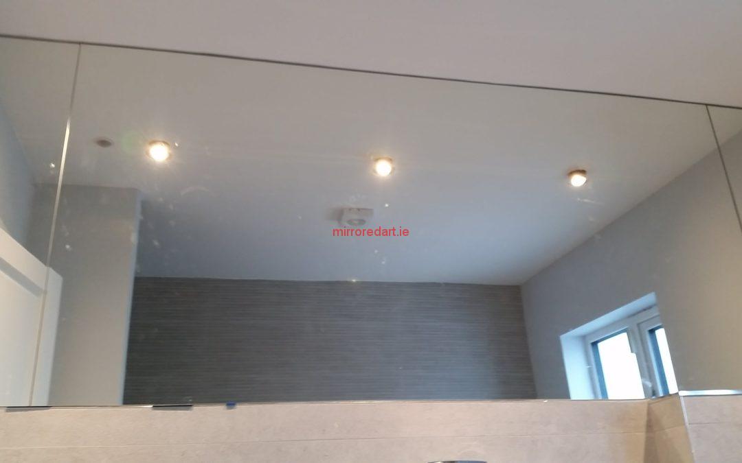 A made to measure 3.3 meter mirror. Landscape road Churchtown Dublin