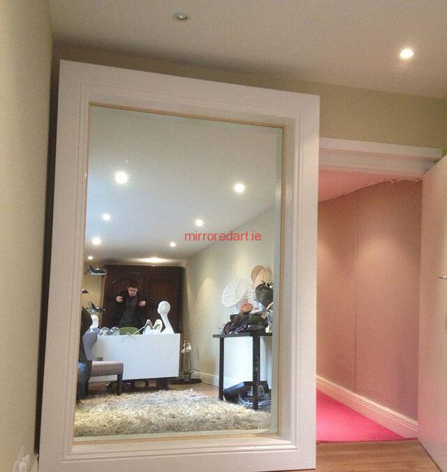 A full size mirror we did for a Milner in Fitzwilliam street upper.